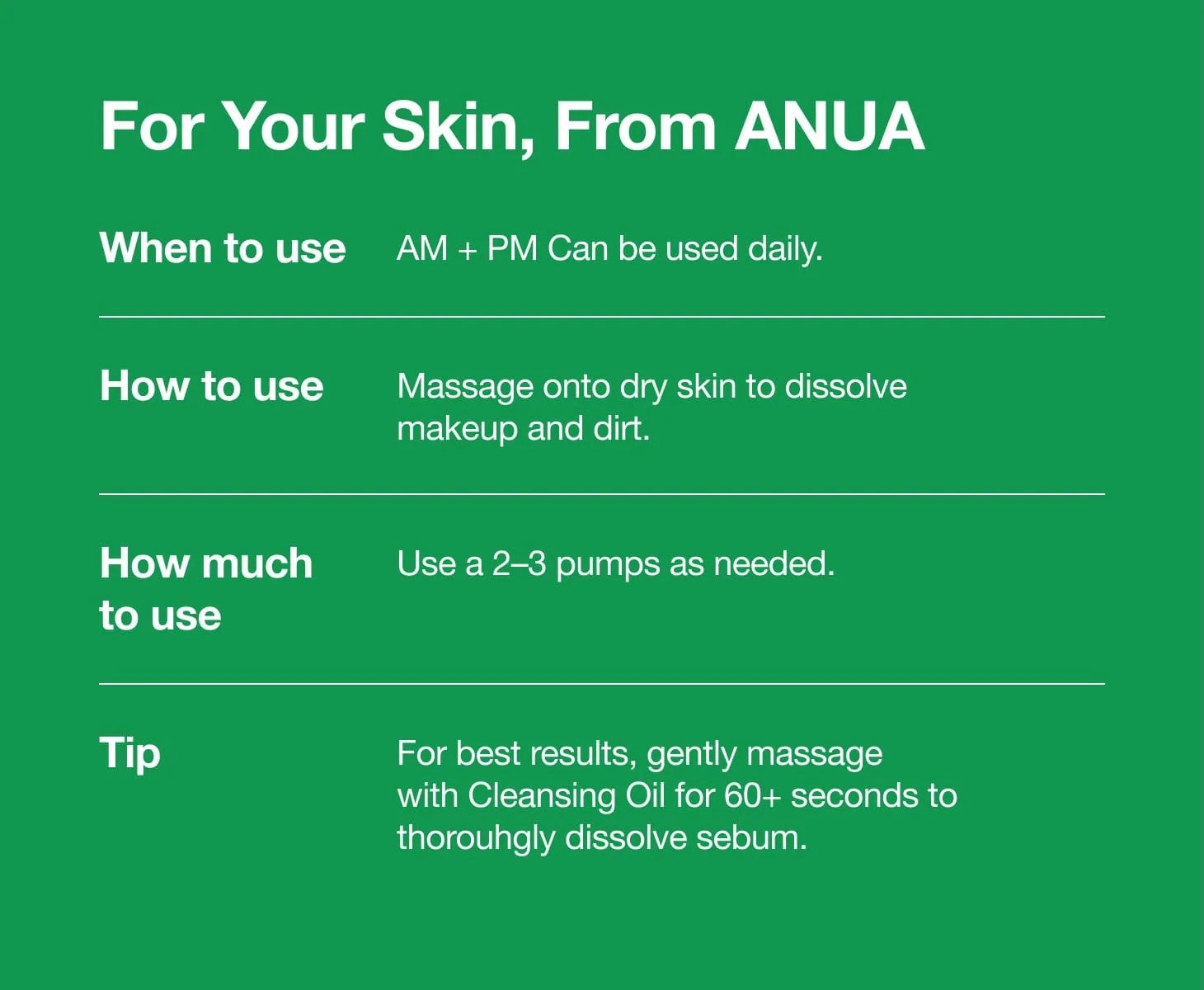 Anua Heartleaf Pore Control Cleansing Oil